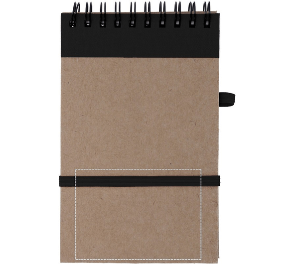 Recycled paper notebook + pen
